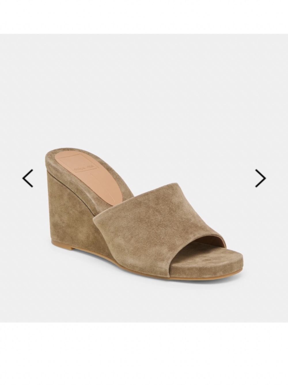 Dolce Vita Holta Wedges Olive Suede 6.5 NEVER WORN! No box. - Picture 4 of 16